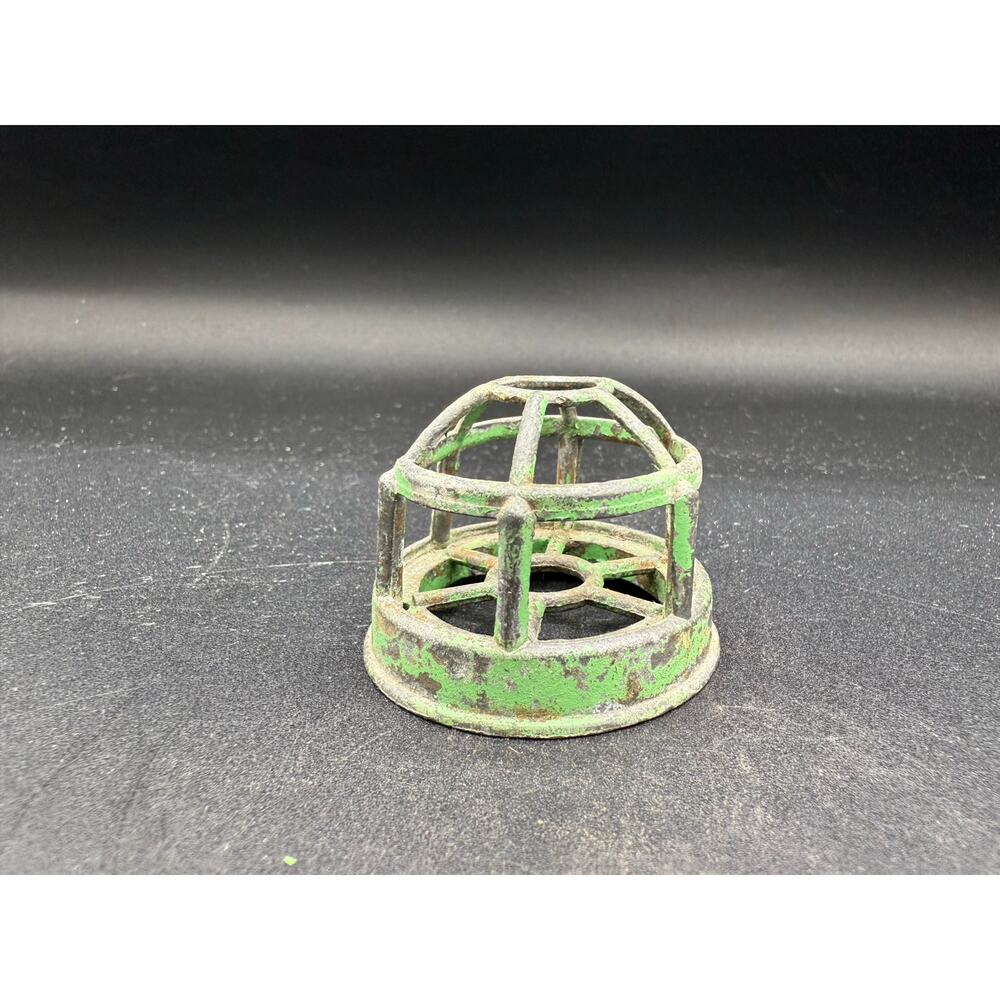 Antique Metal Florist Flower Frog cage
